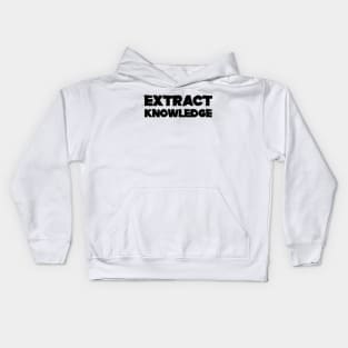 EXTRACT KNOWLEDGE Kids Hoodie